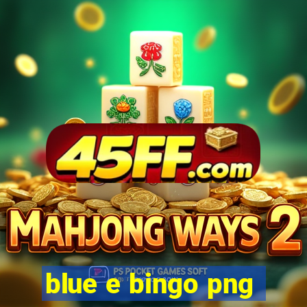 blue e bingo png